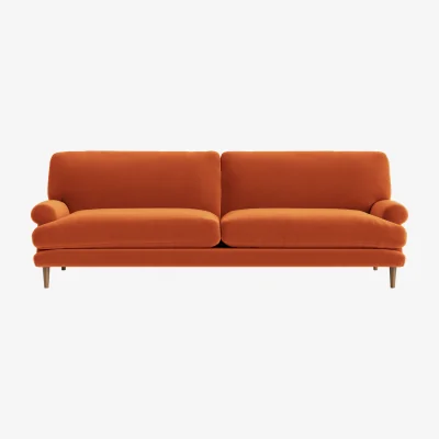 Loaf Dawdler Sofa, Extra Large (Bobbing Buoy Clever Velvet)