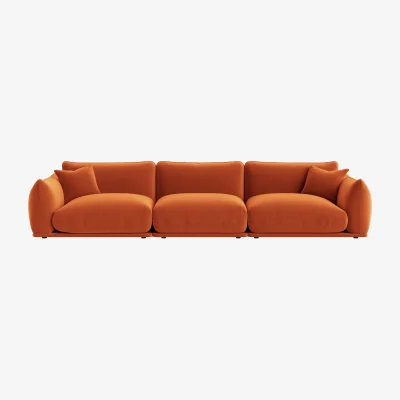 Loaf Blockbuster Modular Sofa, Large (Bobbing Buoy Clever Velvet)