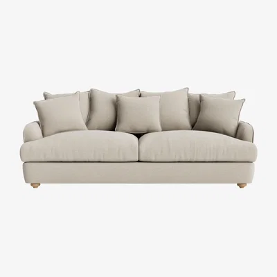 Loaf Smooch Sofa, Large (Thatch House Fabric)