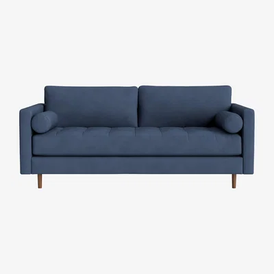 Loaf Chill Century Flat-Packed Sofa Large in Sloe Berry Bush Clever Cotton