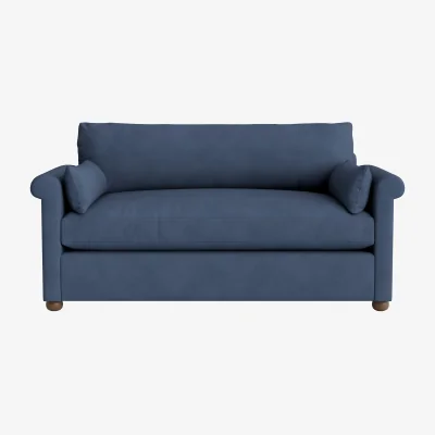 Loaf Queenie Sofa, Medium (Sloe Berry Bush Clever Cotton)