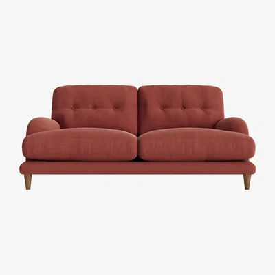 Loaf Sugar Bum Sofa - Medium - Clever Linen - Summer Pudding