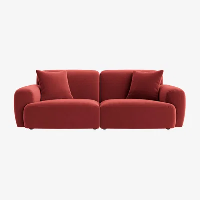Loaf Squishblocks Modular Sofa - Medium - Clever Velvet - Rocking Horse