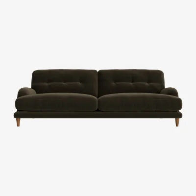 Loaf Sugar Bum Sofa, Extra Large (Wine Bottle Clever Velvet)