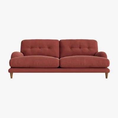 Loaf Sugar Bum Sofa, Large (Summer Pudding Clever Linen)