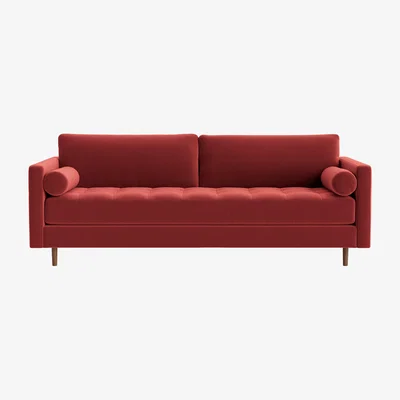 Loaf Chill Century Flat-Packed Sofa Extra large in Rocking Horse Clever Velvet