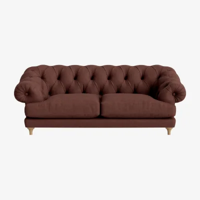 Loaf Bagsie Sofa, Medium (Mulberry Wine Clever Linen)