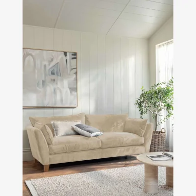 Marks & Spencer BARKER AND STONEHOUSE Irving Chenille Grand 4 Seater Sofa Neutral
