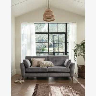 Marks & Spencer BARKER AND STONEHOUSE Ellis Chenille 3 Seater Sofa Charcoal