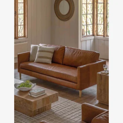 Marks & Spencer Gallery Direct Osborne 3 Seater Sofa Brown