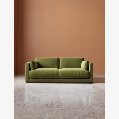 Marks & Spencer Swoon Easy Velvet 2 Seater Sofa Green