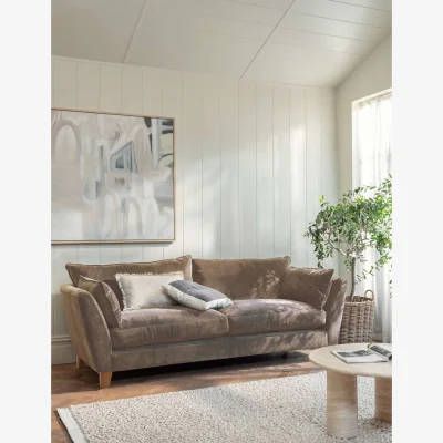 Marks & Spencer BARKER AND STONEHOUSE Irving Chenille Grand 4 Seater Sofa Brown