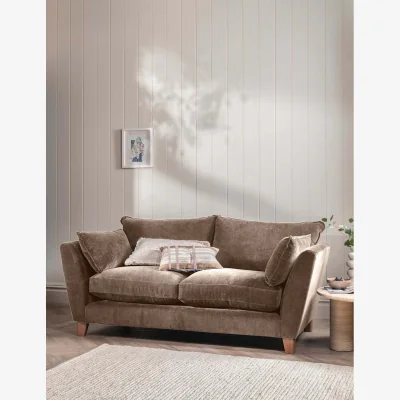 Marks & Spencer BARKER AND STONEHOUSE Irving Chenille Large 3 Seater Sofa Brown