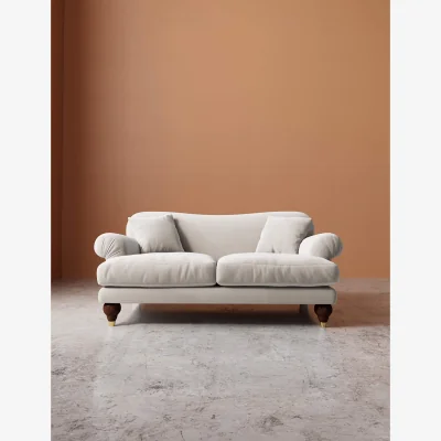 Marks & Spencer Swoon Willows Crushed Velvet 2 Seater Sofa Cream
