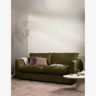 Marks & Spencer BARKER AND STONEHOUSE Palmer Textured Chenille 2 Seater Sofa Green