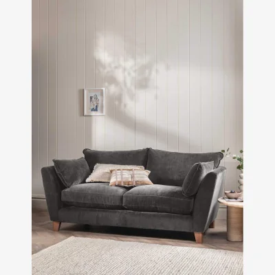 Marks & Spencer BARKER AND STONEHOUSE Irving Chenille Large 3 Seater Sofa Grey