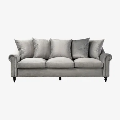My Furniture Portman Three Seat Sofa - Dove Grey