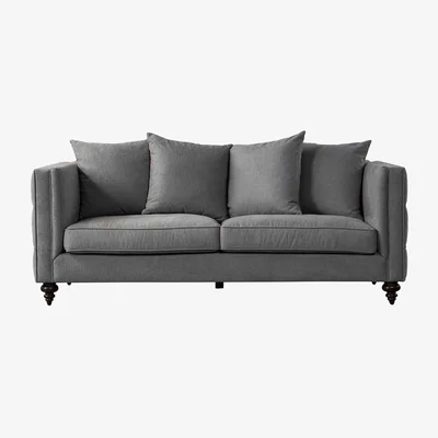 My Furniture Ascot Three Seat Sofa – Flint Grey