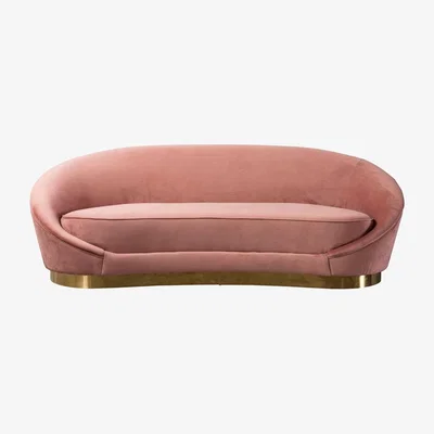 My Furniture Selini Three Seat Sofa - Blush Pink