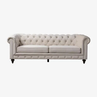 My Furniture Monty Three Seat Sofa - Chalk