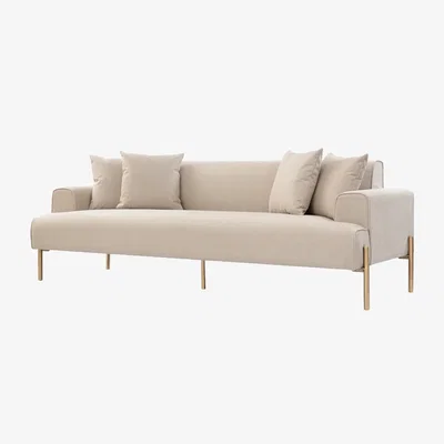 My Furniture Duke Three Seat Sofa – Limestone