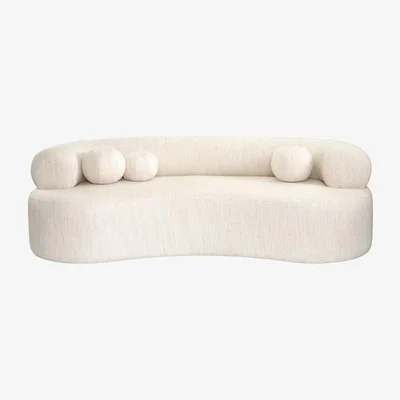 My Furniture Rolls Three Seat Sofa Natural Linen