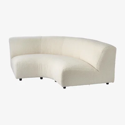 Made in Design Modular sofa A-Round-U textile / Quarter-circle module L 167 cm - Bouclé - Pols Potten