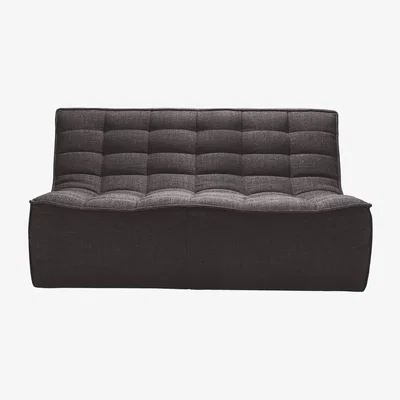Made in Design N701 Straight sofa  textile grey / UK version - 2 seater - L 140 cm - Ethnicraft