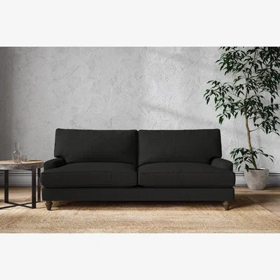 Nkuku Nkuku Marri Sofa | Make To Order | Grand | Brera Linen Charcoal