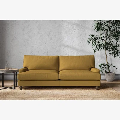 Nkuku Nkuku Marri Sofa | Make To Order | Grand | Recycled Cotton Ochre