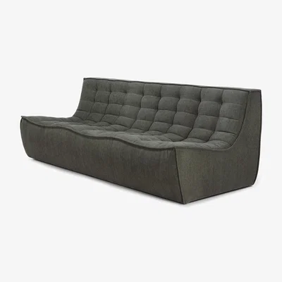 Nordic Nest Ethnicraft N701 sofa 3 seater sofa Moss Eco fabric