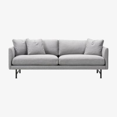 Nordic Nest Fredericia Furniture Calmo 5622 sofa 2-seater Sunniva 242-black steel