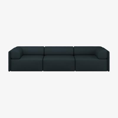 Nordic Nest Hem Palo Block 3-seater sofa with arm rest Low 295 cm Pine