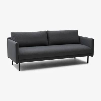Nordic Nest Normann Copenhagen Rar 3-seater sofa Re-Born dark grey