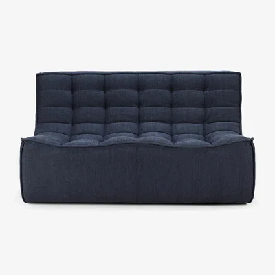 Nordic Nest Ethnicraft N701 sofa 2-seater Graphite Eco