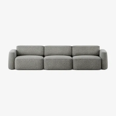 Nordic Nest Massproductions Patch 3-seater sofa Spiral 23 Monochrome