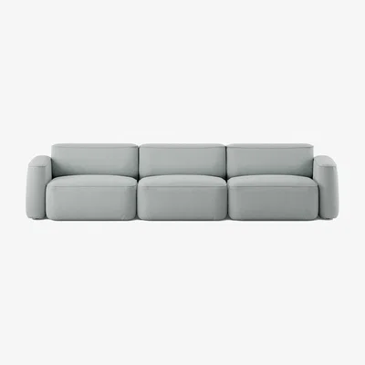 Nordic Nest Massproductions Patch 3-seater sofa Linara 253 Swedish Grey