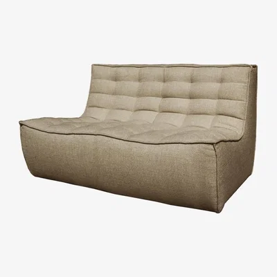 Nordic Nest Ethnicraft N701 sofa 2-seater Fabric beige