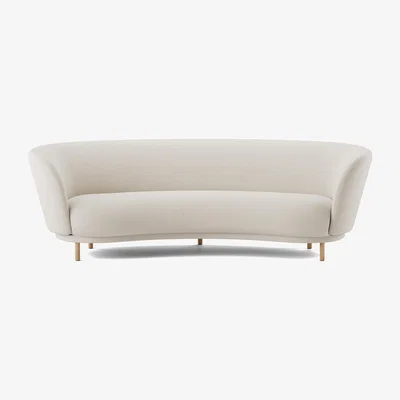 Nordic Nest Massproductions Dandy 3-seater sofa Natural oak-Linara 05 Porridge