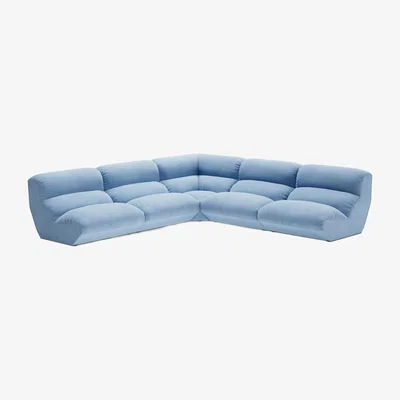 Nordic Nest &Tradition Hi Lo modular sofa configuration G Gentle 0733