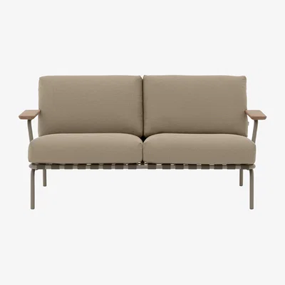 Nordic Nest Muuto Settle 2-seater sofa Ribbed Weave 5 Taupe