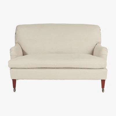 OKA OKA, Linen Cover For Coleridge 2-Seater Sofa - Natural, Loose Covers, Linen