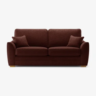 Oak&More Bella Rustic Fabric 3 Seater Sofa
