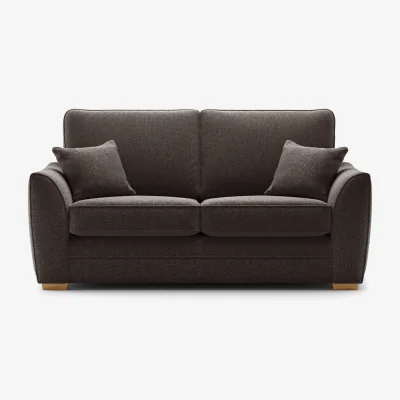 Oak&More Bella Chocolate Fabric 2 Seater Sofa