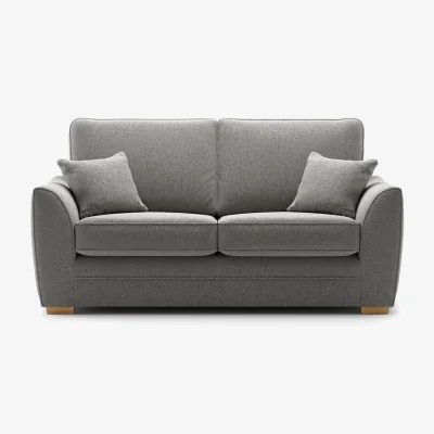 Oak&More Bella Grey Fabric 2 Seater Sofa
