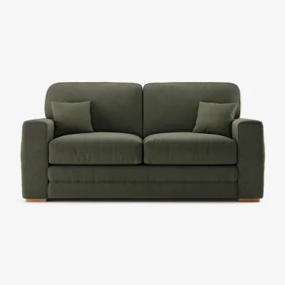 Oak&More Madden Pewter Fabric Two Seater Sofa