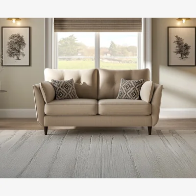 Oak&More Capri Natural Fabric 2 Seater Sofa