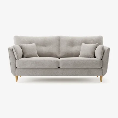 Oak&More Capri Cloud Boucle Fabric 3 Seater Sofa