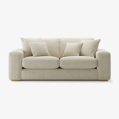 Oak&More Milan Stone Fabric 2 Seater Sofa