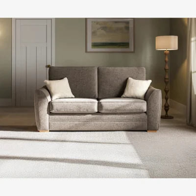 Oak&More Bella Mocha Fabric 2 Seater Sofa